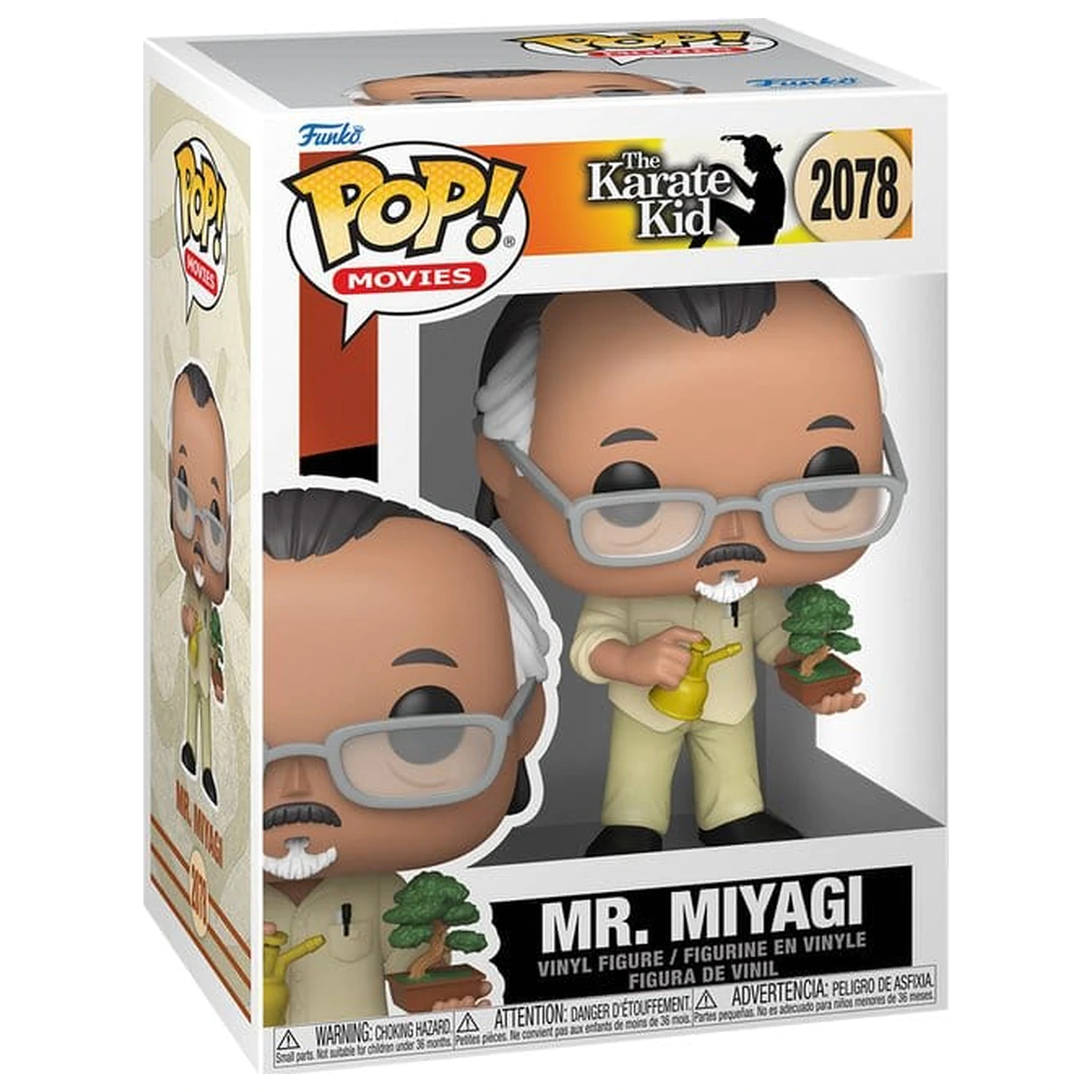 Karate Kid Funko POP! Movies Vinyl Figur Mr. Miyagi w/BT 9 cm Produktfoto