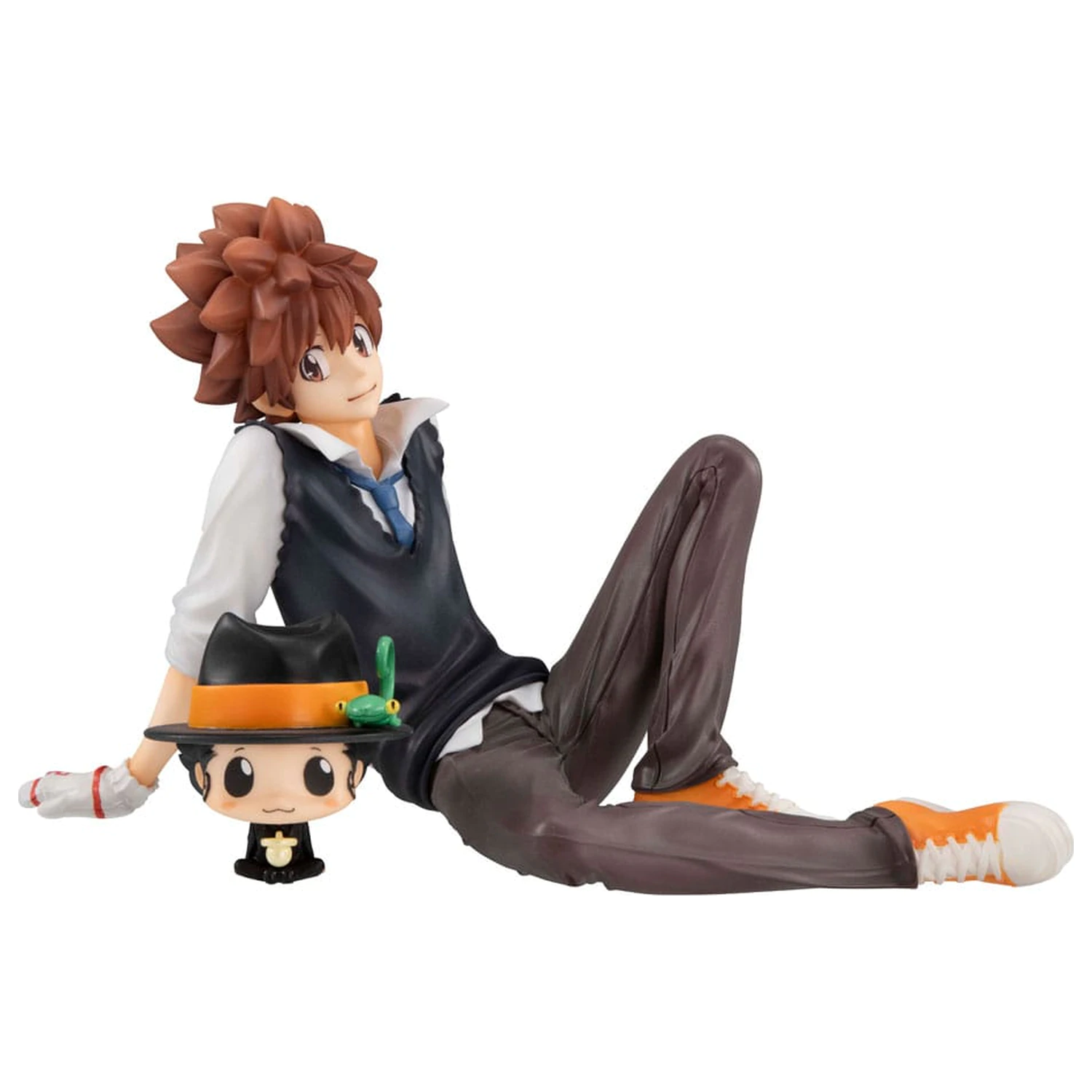 Katekyo Hitman Reborn! G.E.M. Series PVC Figur Tsuna & Reborn Palm Größe 9 cm Produktfoto