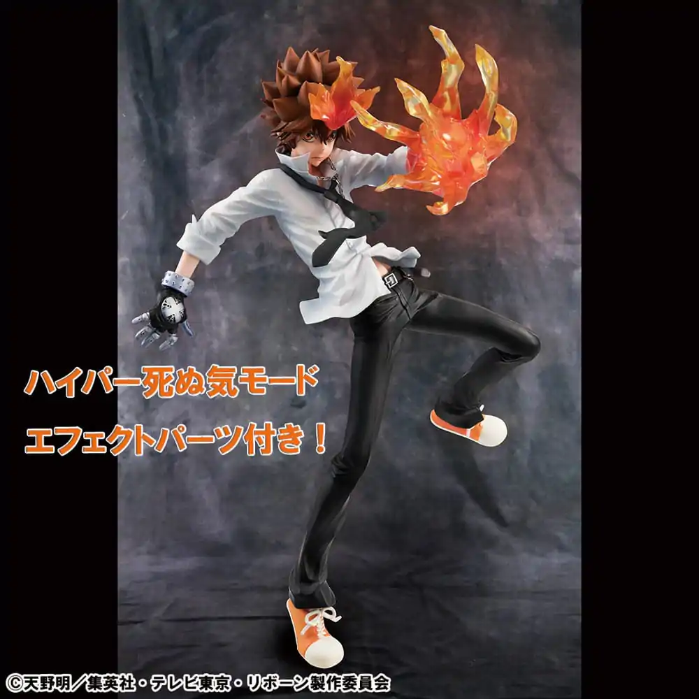 Katekyo Hitman Reborn! G.E.M. Series PVC Statue Tsunayoshi Sawada & Kyoya Hibari & Reborn Set 21 cm Produktfoto