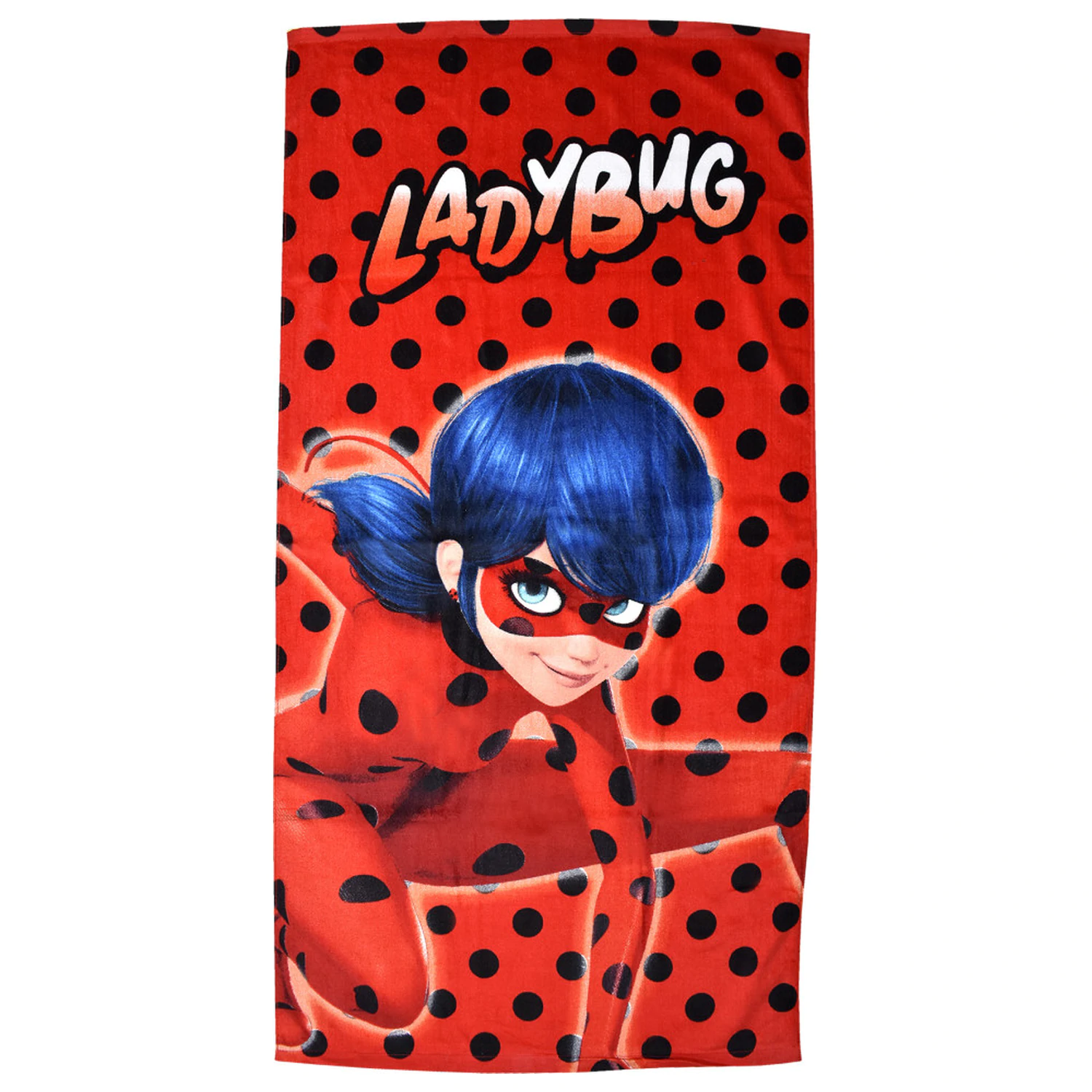 Miraculous Ladybug und Cat Noir Adventures Dots Handtuch Produktfoto