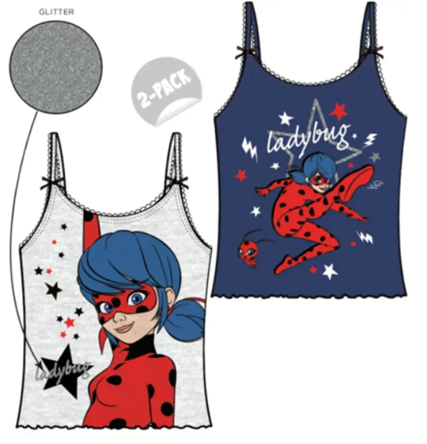 Miraculous Ladybug and Cat Noir Adventures Kinder T-Shirt 2-teiliges Set Produktfoto