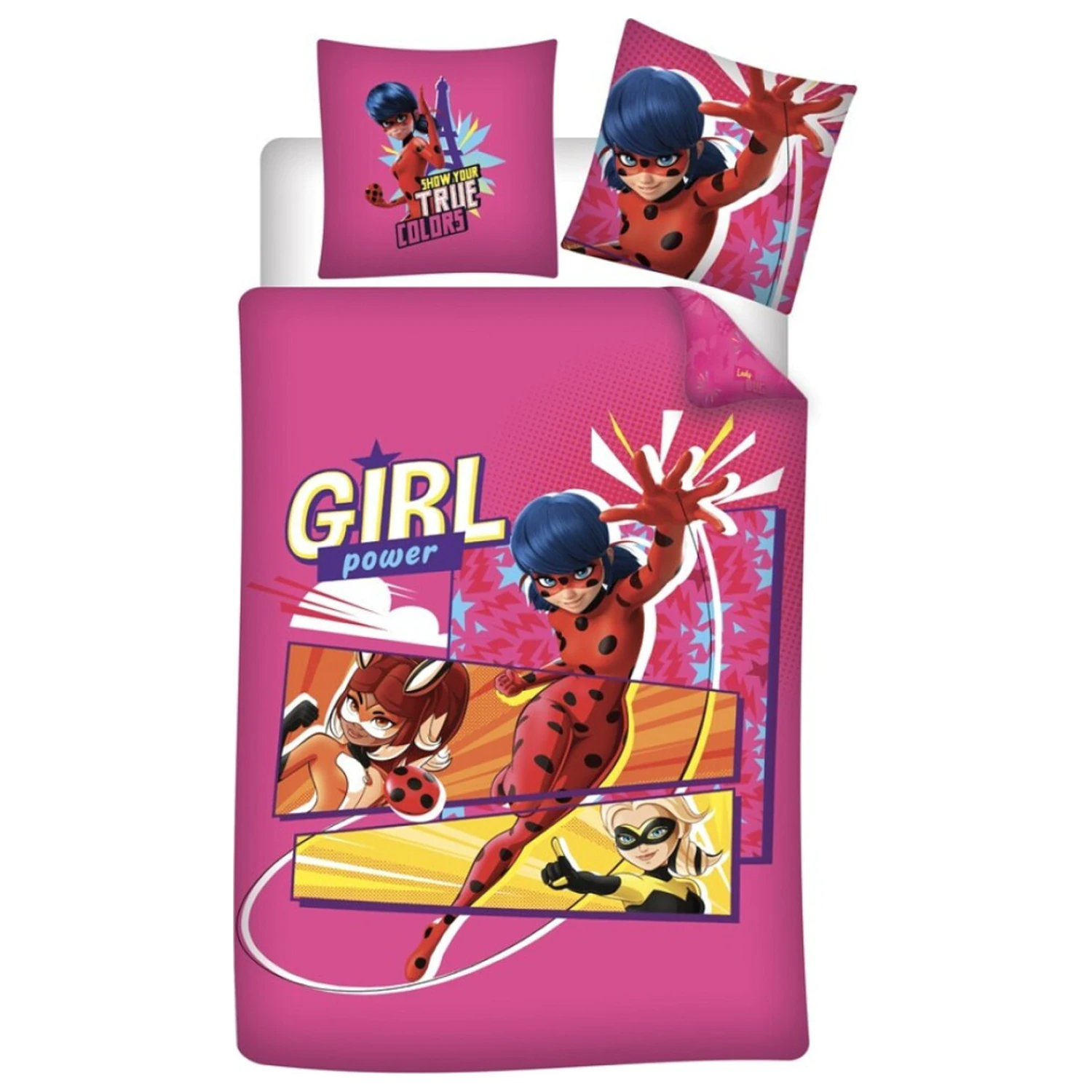 Miraculous Ladybug and Cat Noir Adventures Power Bettbezug Produktfoto