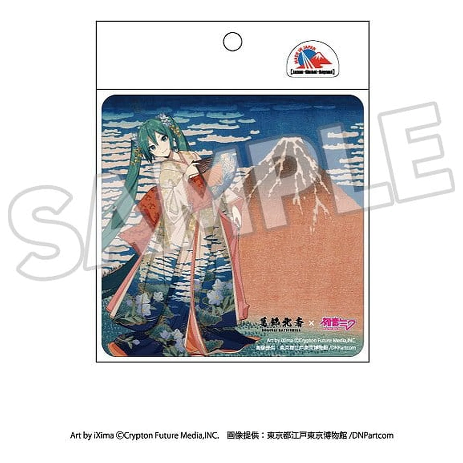 Katsushika Hokusai x Hatsune Miku Auto-Magnet Thirty-six Views of Mount Fuji Fine Wind, Clear Morning Produktfoto