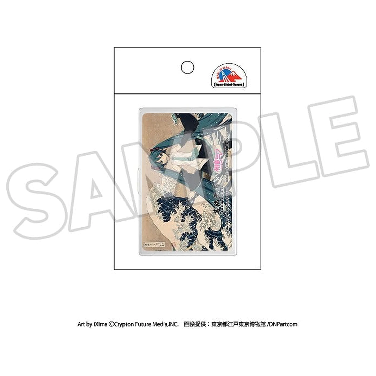 Katsushika Hokusai x Hatsune Miku Spielkarten Produktfoto