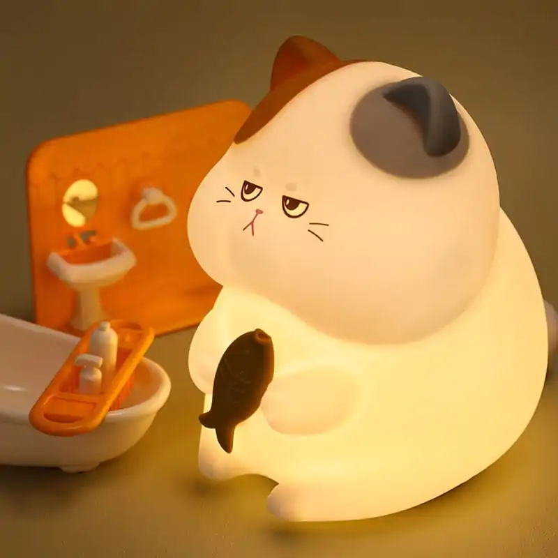 Kawaii 3D Nachtlicht Funny Cat Produktfoto
