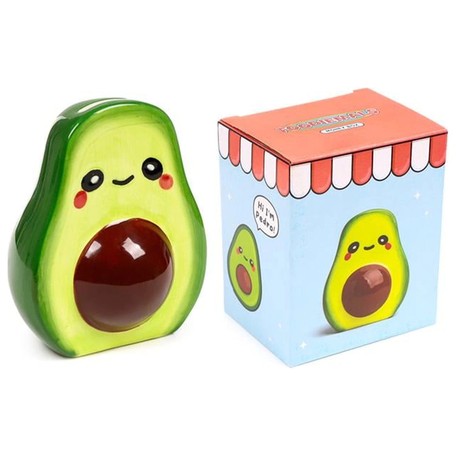 KAWAII Avocado Spardose 13cm Produktfoto