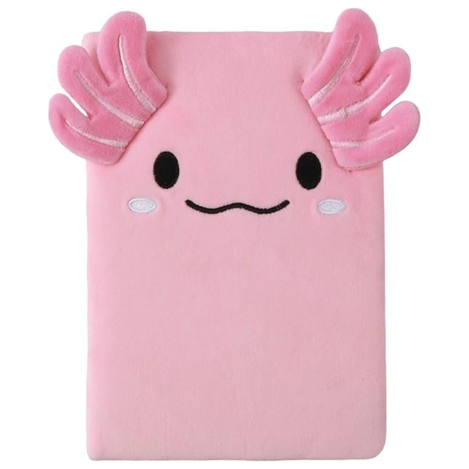 KAWAII Axolotl Plüsch Notizbuch Produktfoto