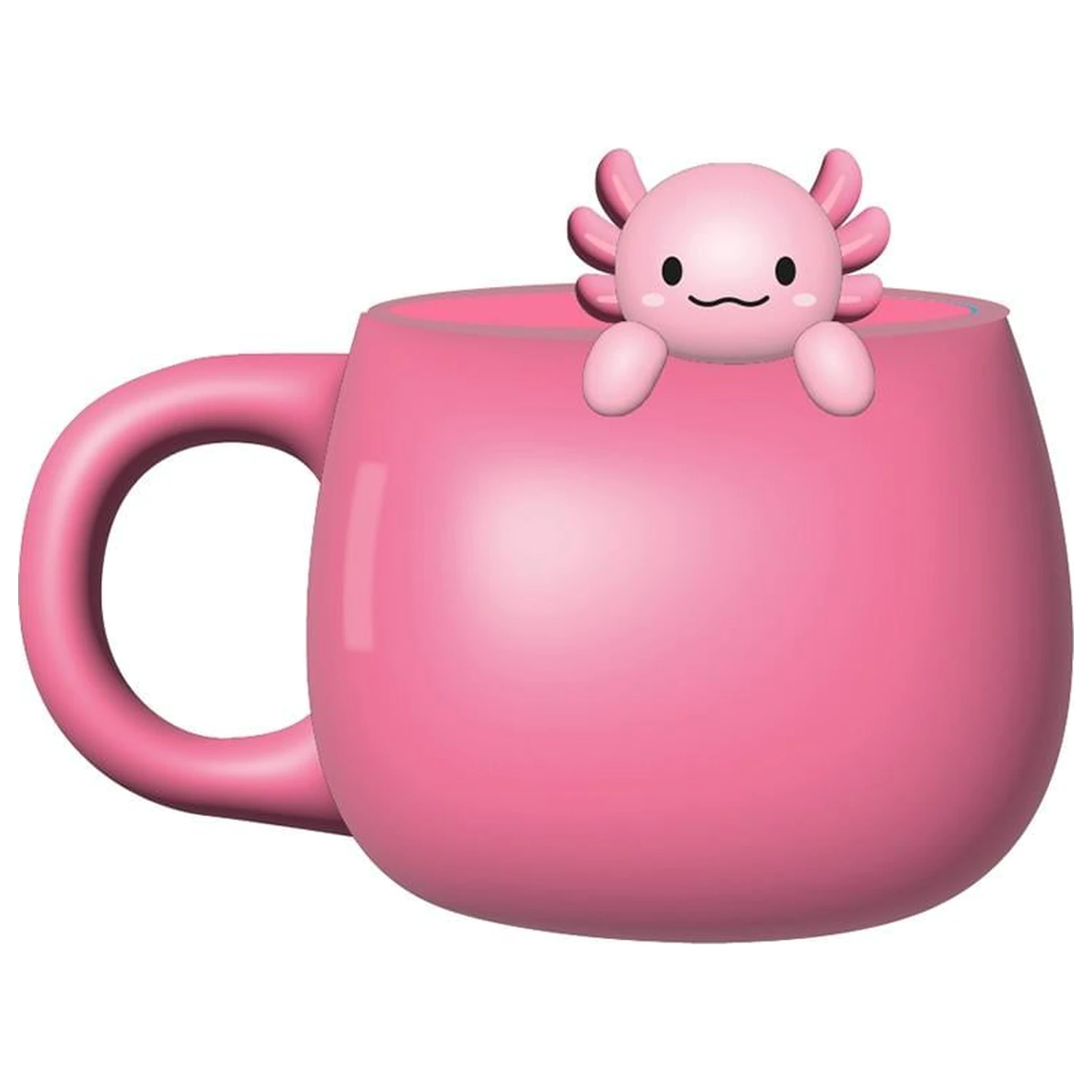 KAWAII Axolotly Keramikbecher Produktfoto