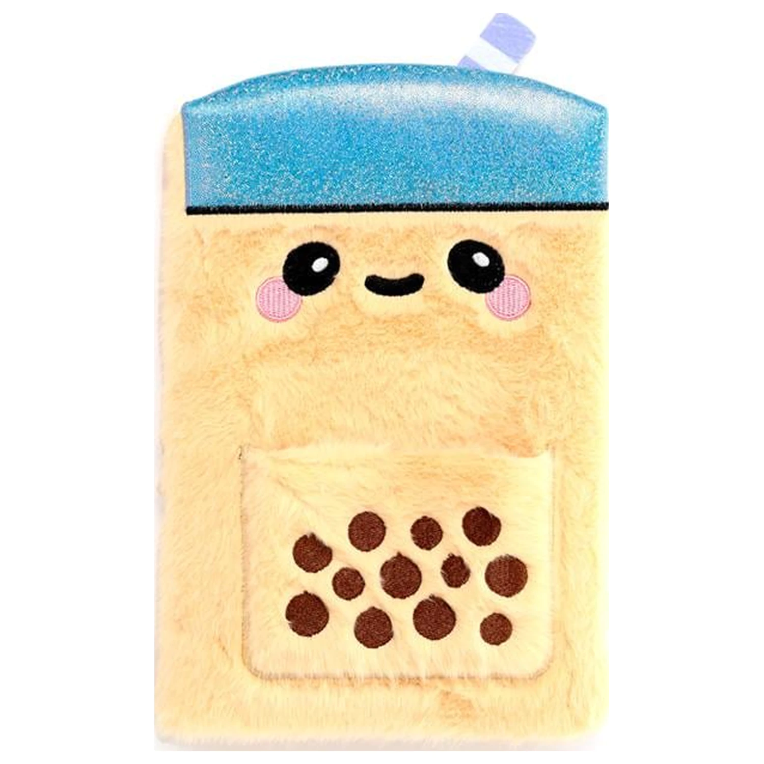 KAWAII Boba the Bubble Tea Premium flauschiges Notizbuch + 1 Mini Produktfoto