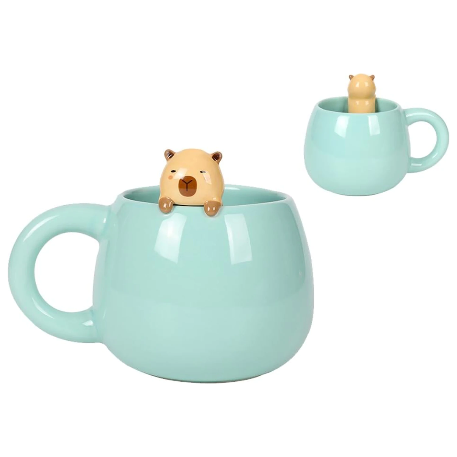 Kawaii Capybara Keramiktasse 470ml Produktfoto