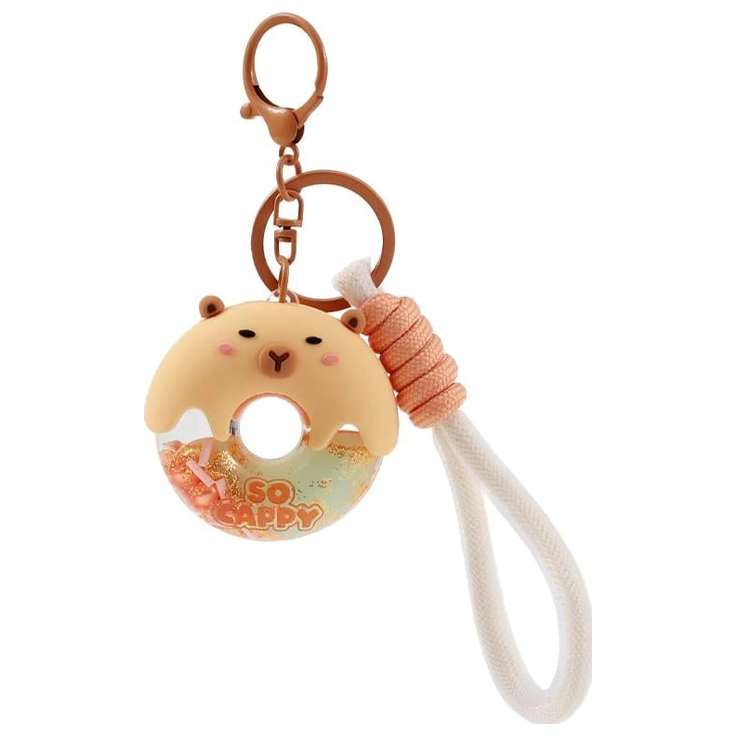 KAWAII Donut Capybara Schlüsselanhänger Produktfoto