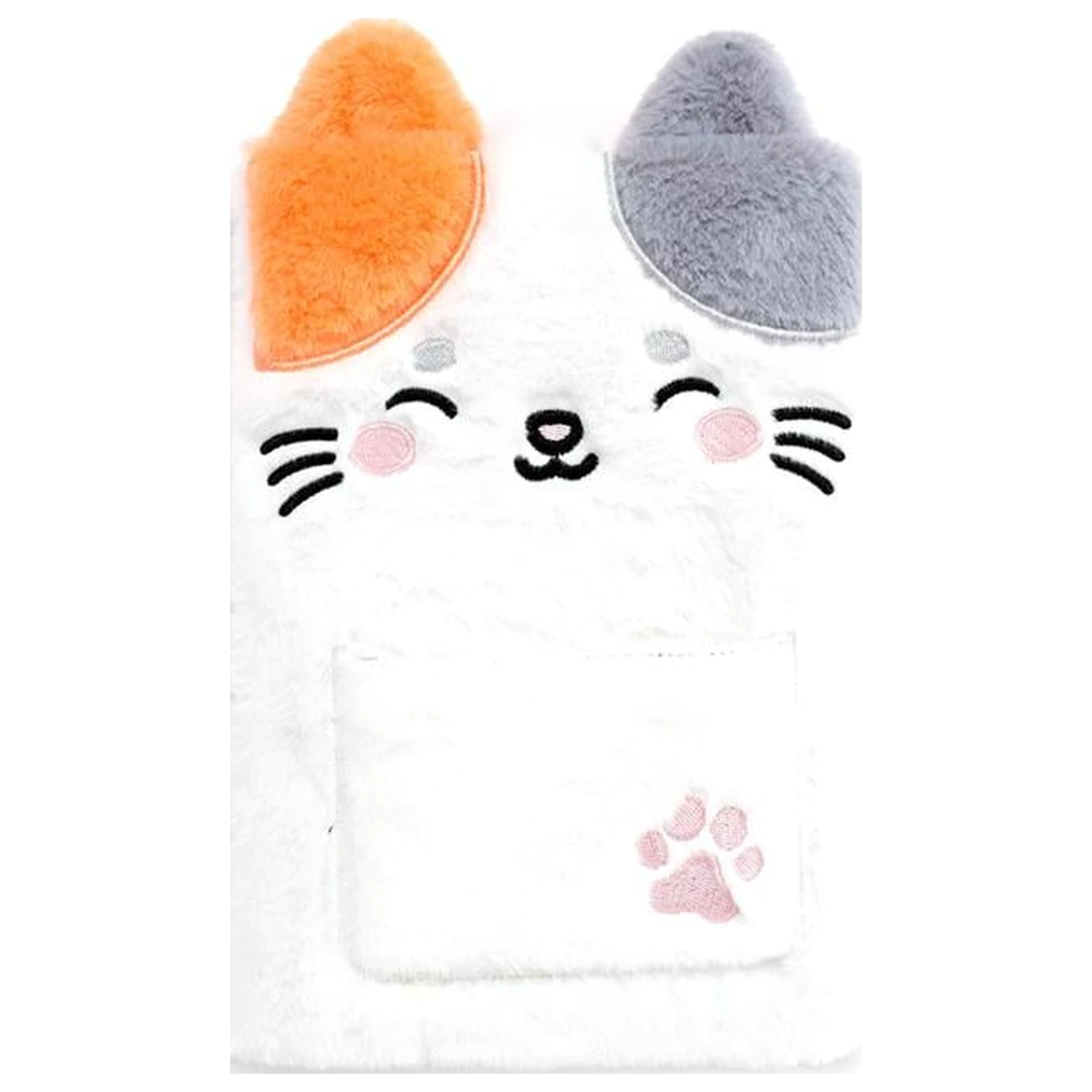 KAWAII Lola the Cat Premium Flauschiges Notizbuch + 1 Mini Produktfoto