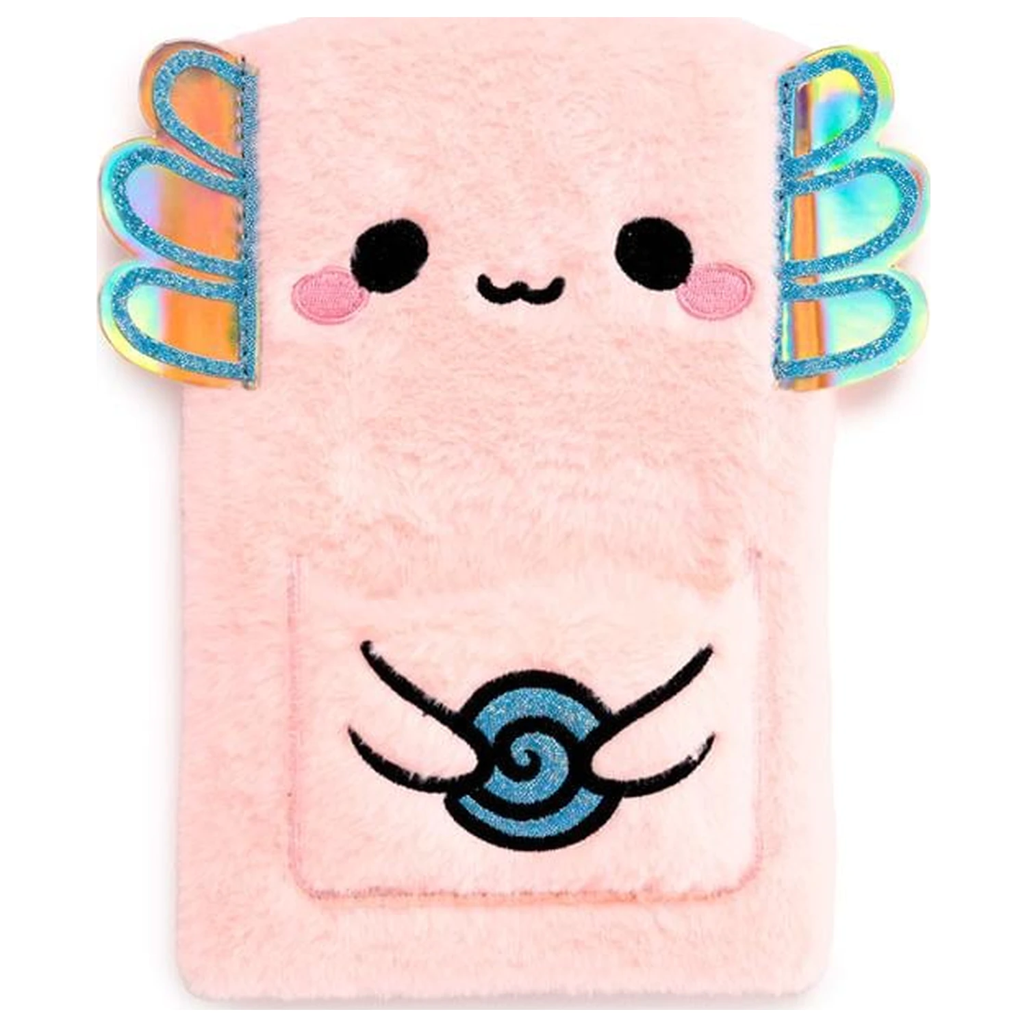 Kawaii Maddie the Axolotl Premium flauschiges Notizbuch + 1 Mini Produktfoto