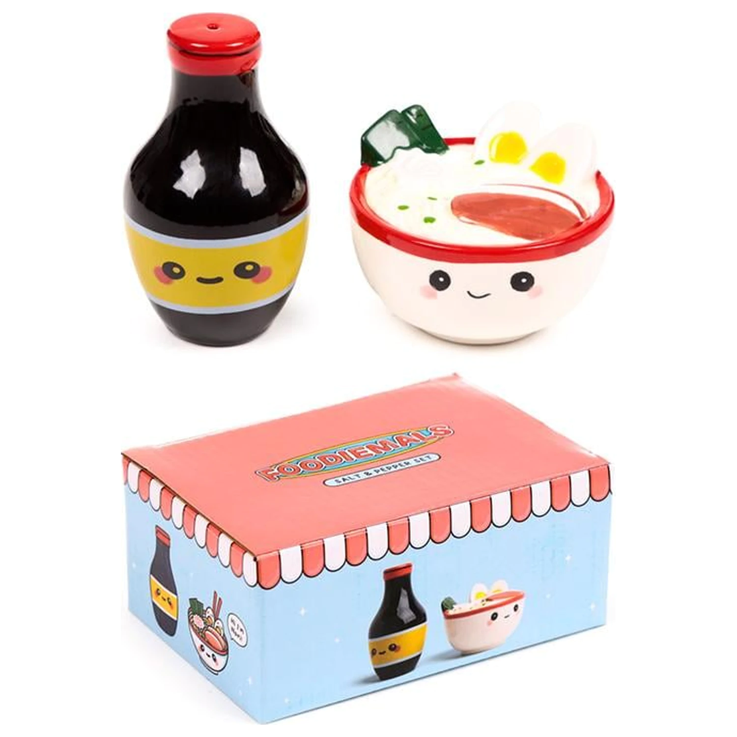 Kawaii Nori The Ramen Salz- und Pfefferstreuer Set Produktfoto