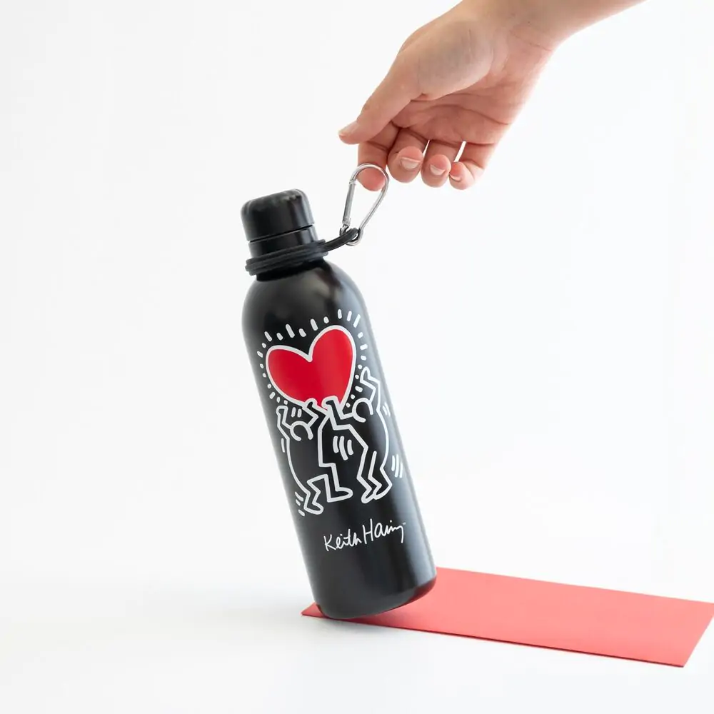 Keith Haring Edelstahl Flasche 500ml Produktfoto