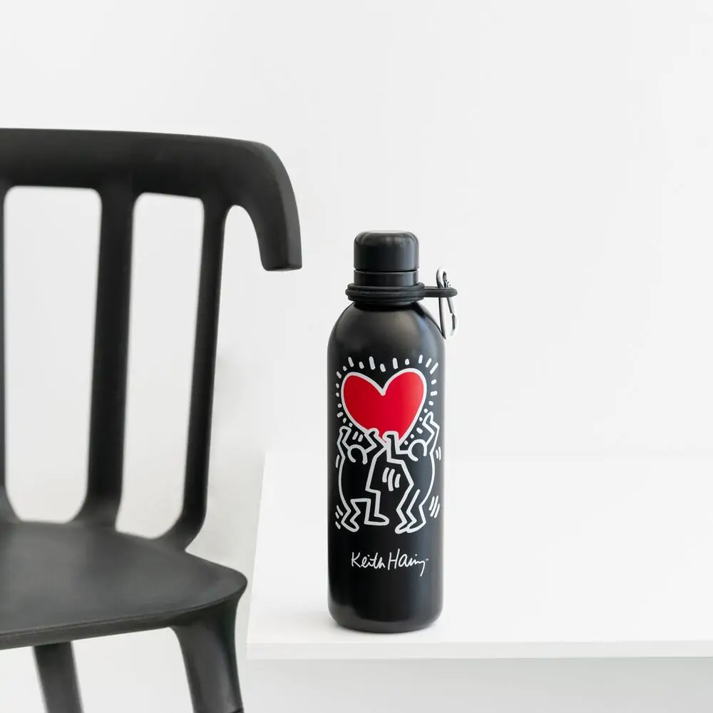 Keith Haring Edelstahl Flasche 500ml Produktfoto