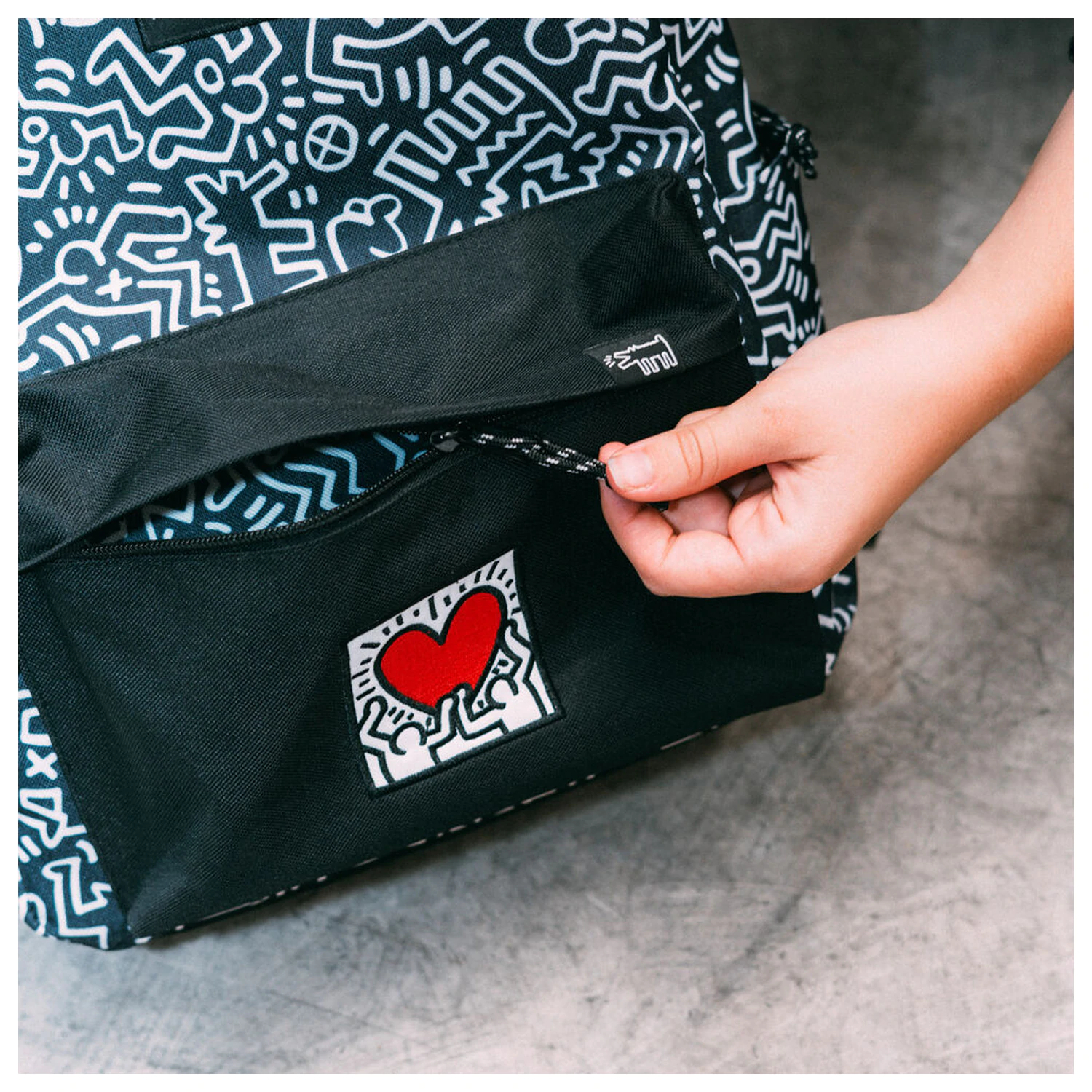 Keith Haring Rucksack Produktfoto