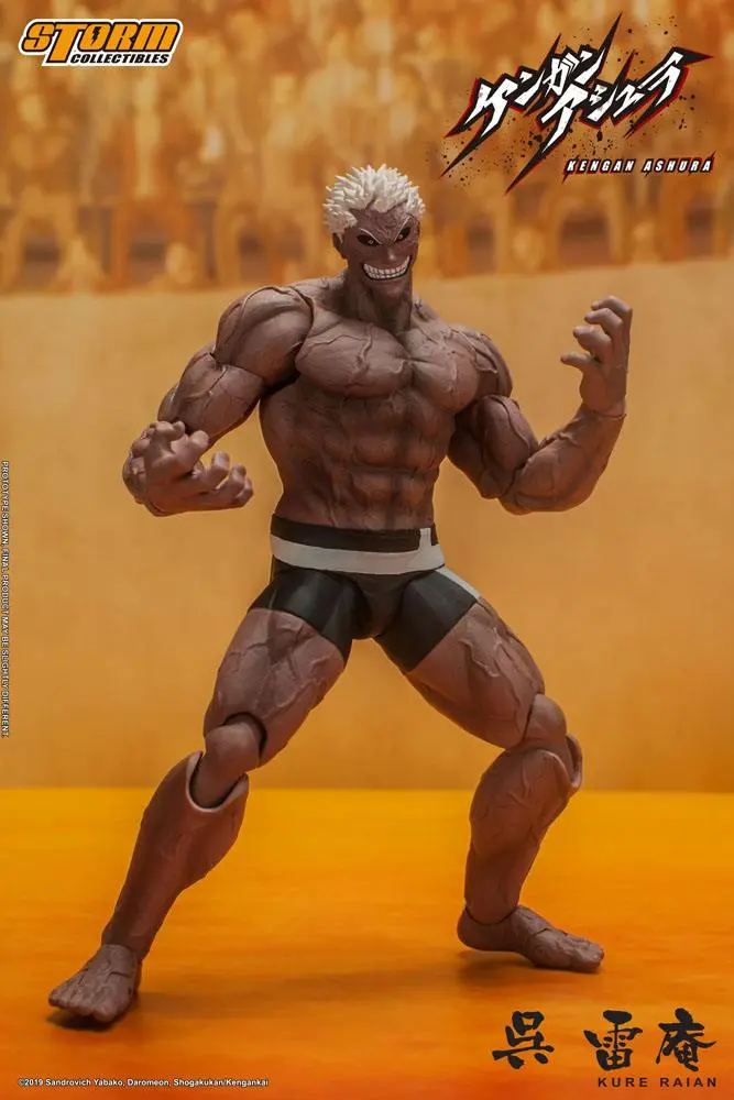 Kengan Ashura Actionfigur 1/12 Kure Raian 18 cm Produktfoto