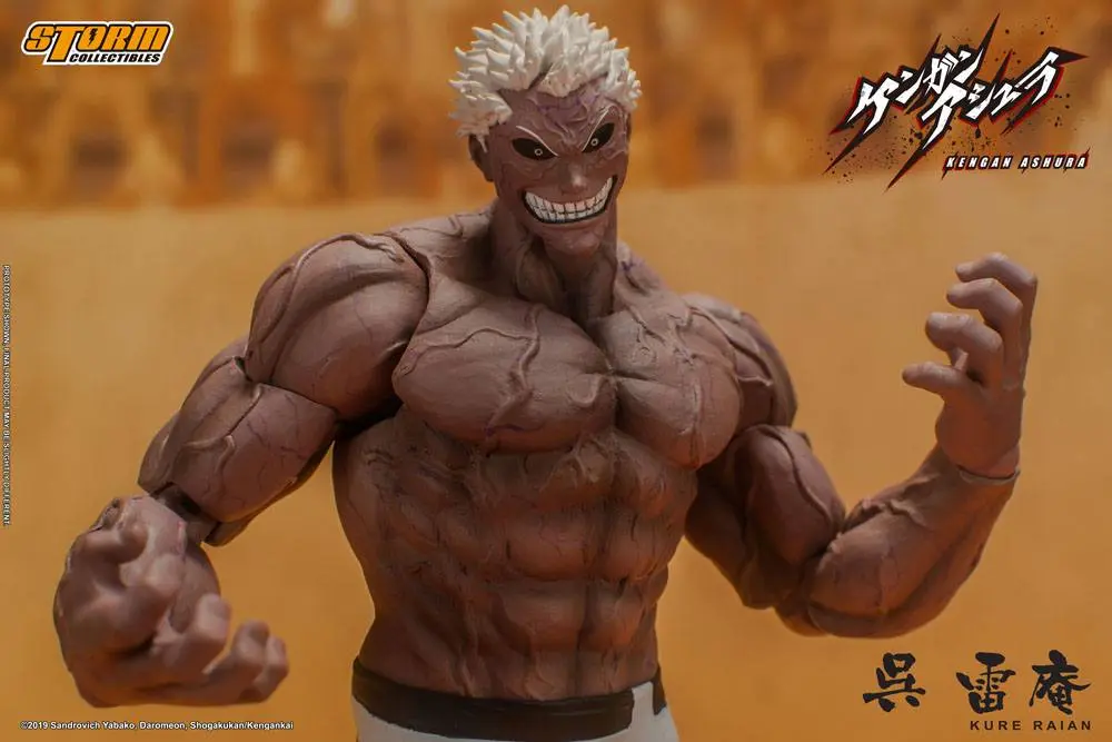 Kengan Ashura Actionfigur 1/12 Kure Raian 18 cm Produktfoto