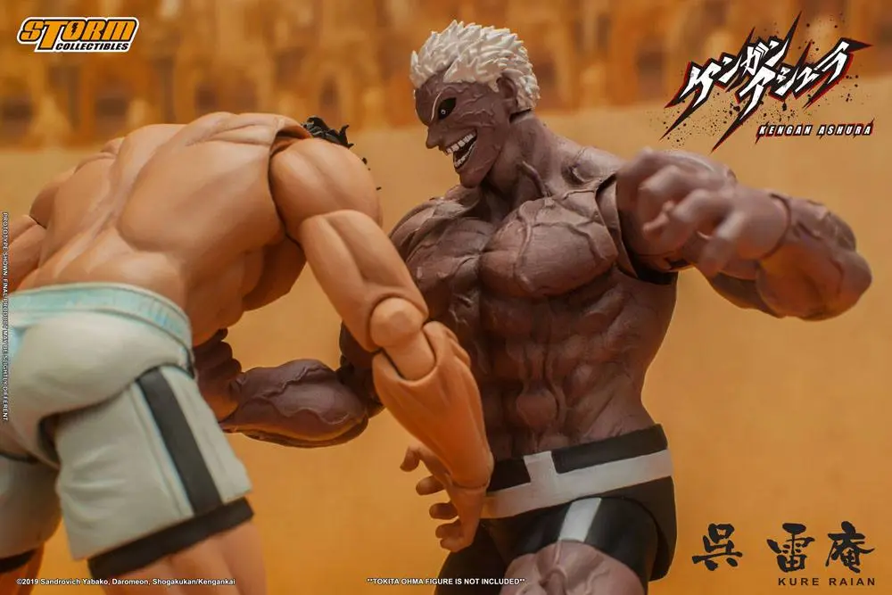 Kengan Ashura Actionfigur 1/12 Kure Raian 18 cm Produktfoto