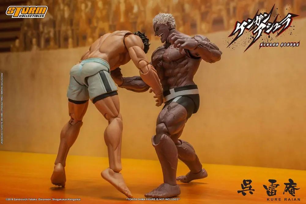 Kengan Ashura Actionfigur 1/12 Kure Raian 18 cm Produktfoto