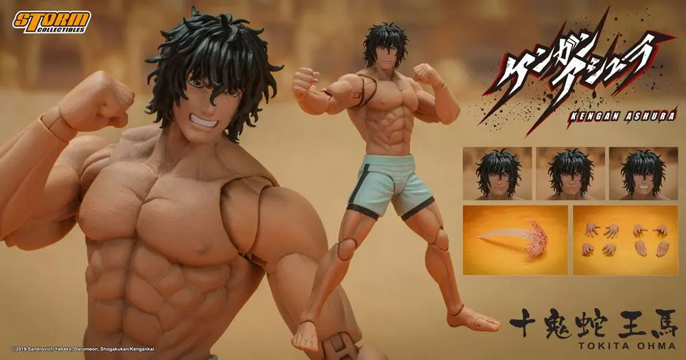 Kengan Ashura Actionfigur 1/12 Tokita Ohma 18 cm Produktfoto