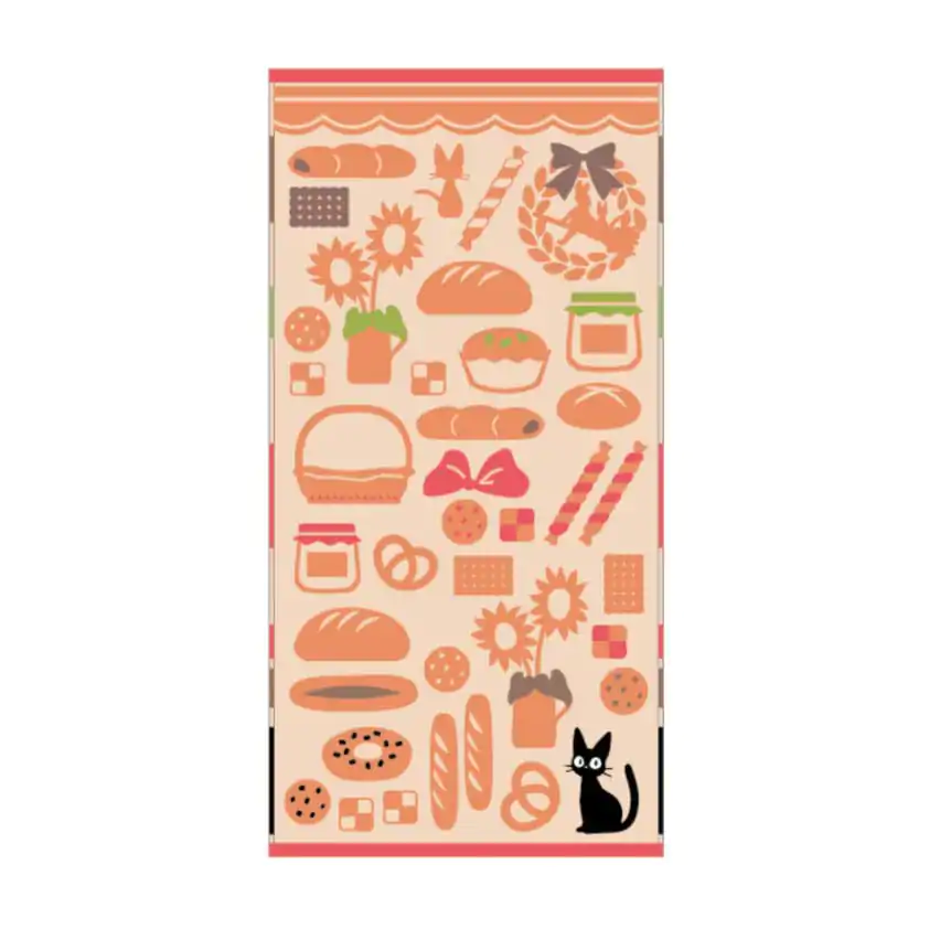 Kikis kleiner Lieferservice Großes Badehandtuch Jiji's Bakery 60 x 120 cm Produktfoto