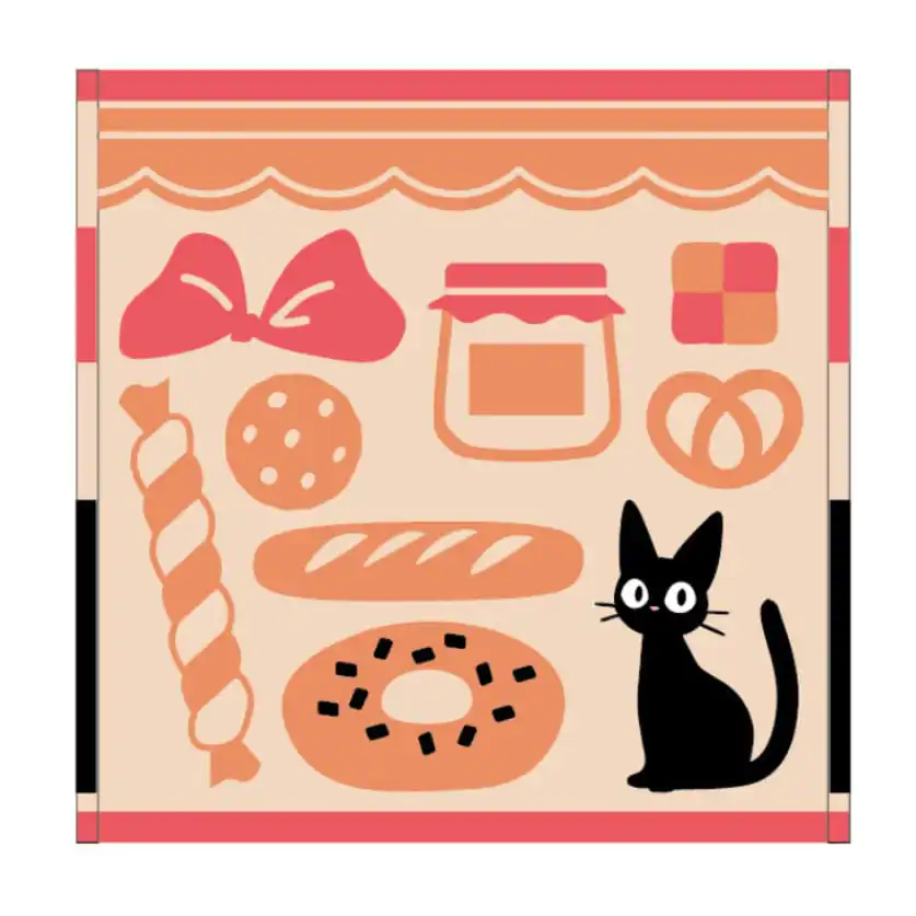 Kikis kleiner Lieferservice Mini-Handtuch Jiji's Bakery 25 x 25 cm termékfotó