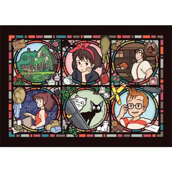 Kikis kleiner Lieferservice Puzzle Stained Glass Characters (1000 Teile) Produktfoto