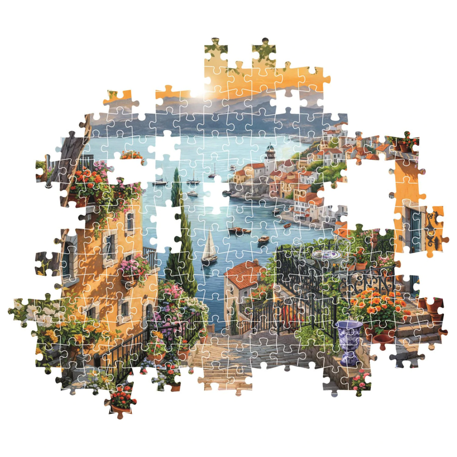 Harbor Steps 1500 Teile Puzzle Produktfoto