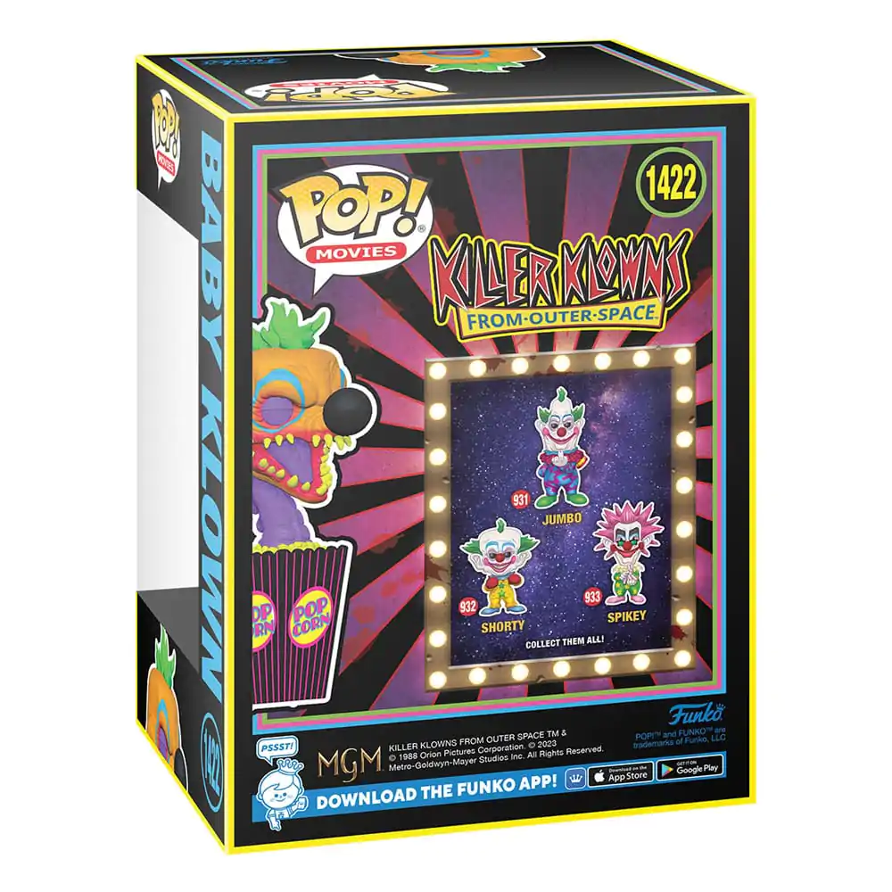 Killer Klowns from Outer Space Funko POP! Movies Vinyl Baby Klown(BLKLT) Exclusive Edition 9 cm termékfotó