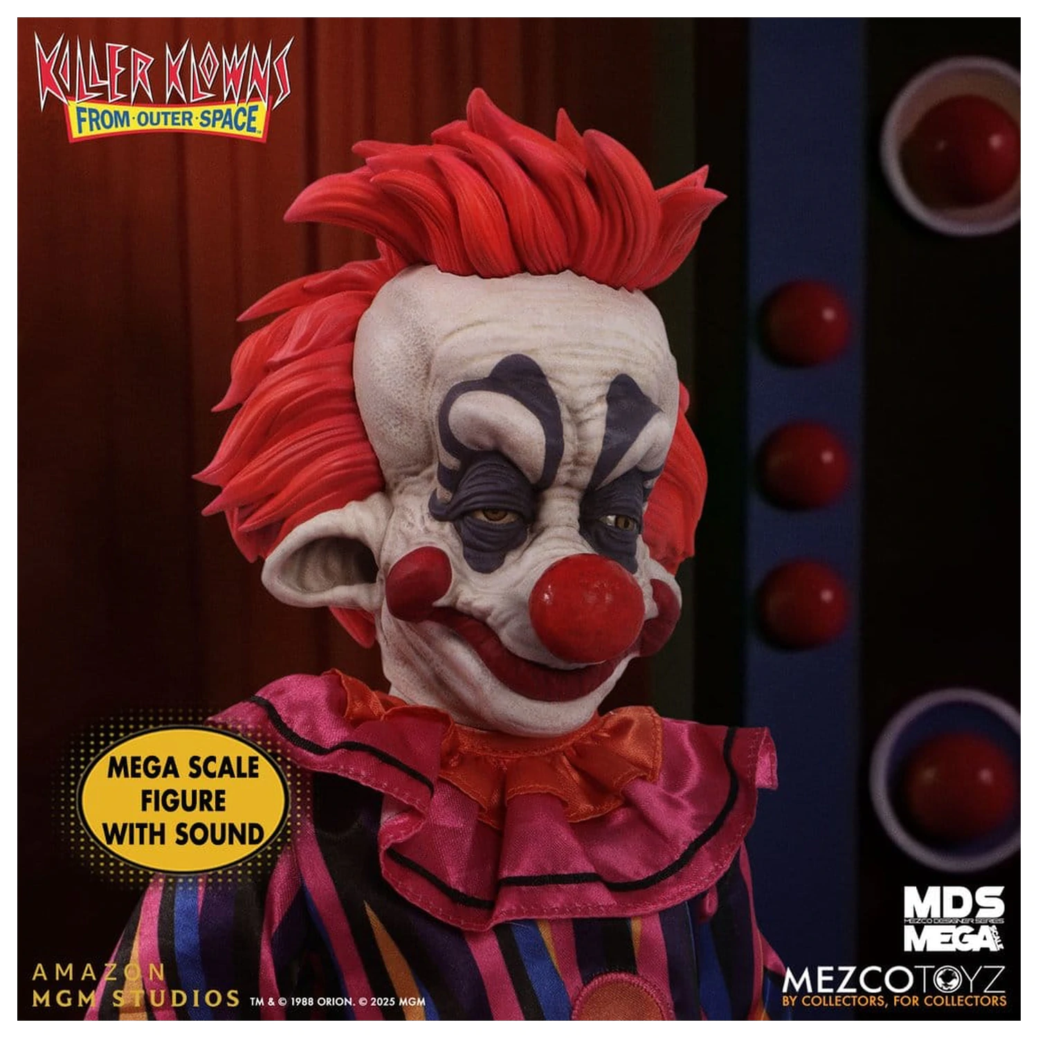 Killer Klowns from Outer Space MDS Mega Scale Puppe Rudy 38 cm Produktfoto