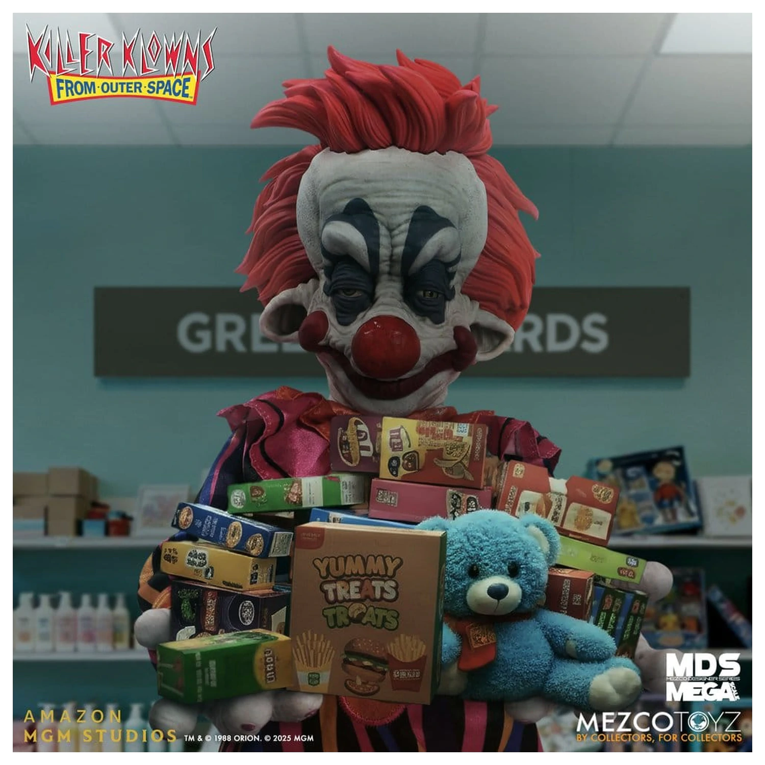 Killer Klowns from Outer Space MDS Mega Scale Puppe Rudy 38 cm Produktfoto