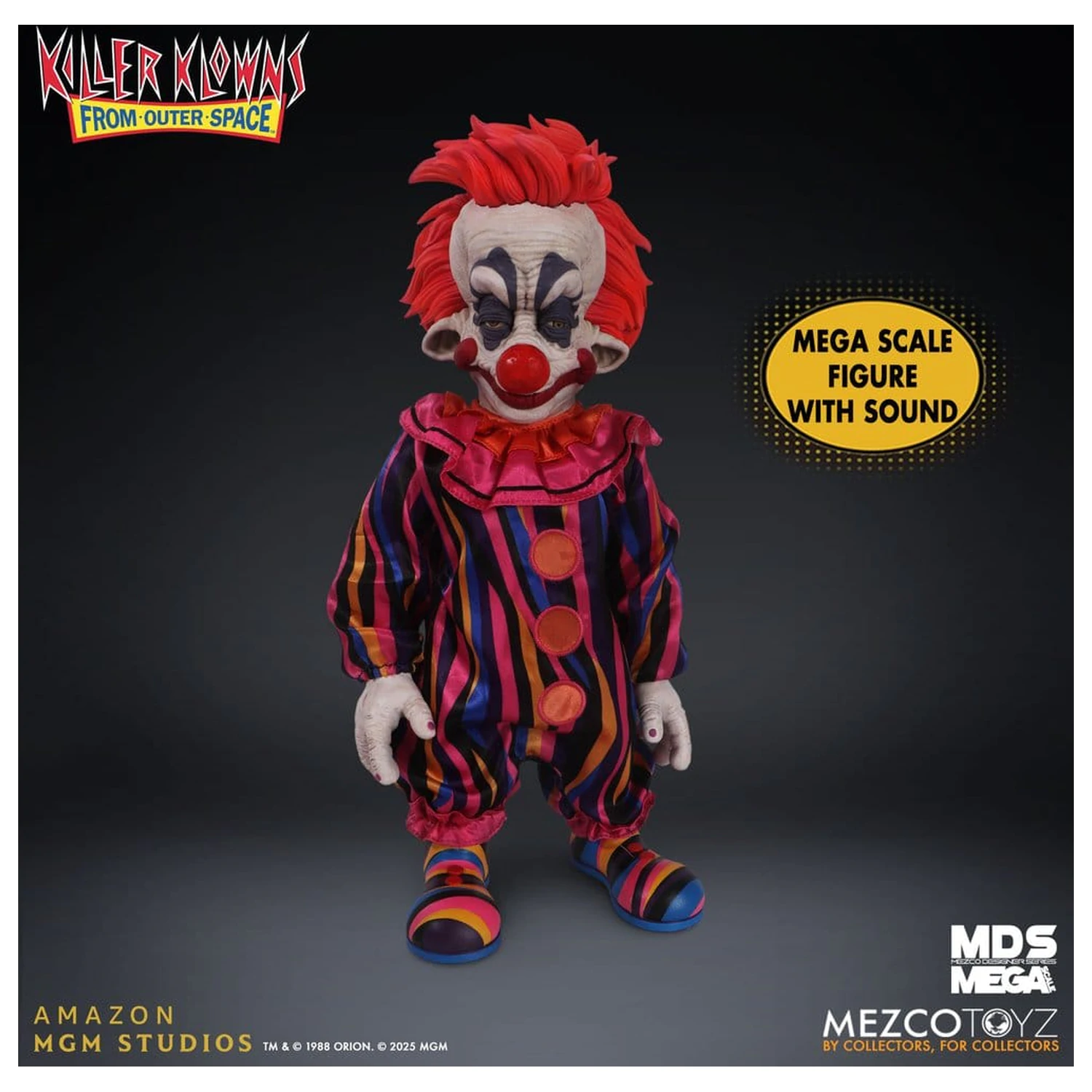 Killer Klowns from Outer Space MDS Mega Scale Puppe Rudy 38 cm Produktfoto