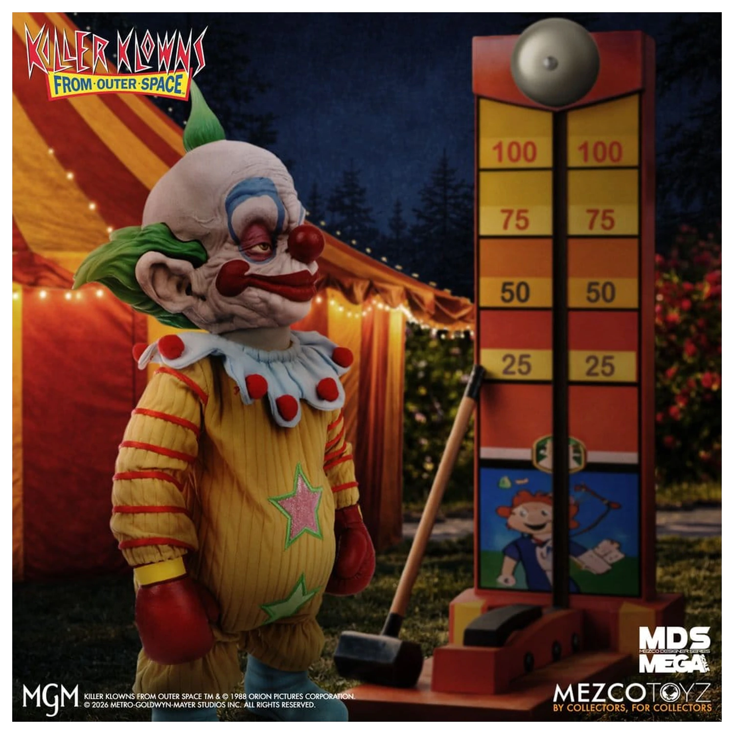 Killer Klowns From Outer Space MDS Mega Scale Plüsch Figur Shorty 38 cm Produktfoto
