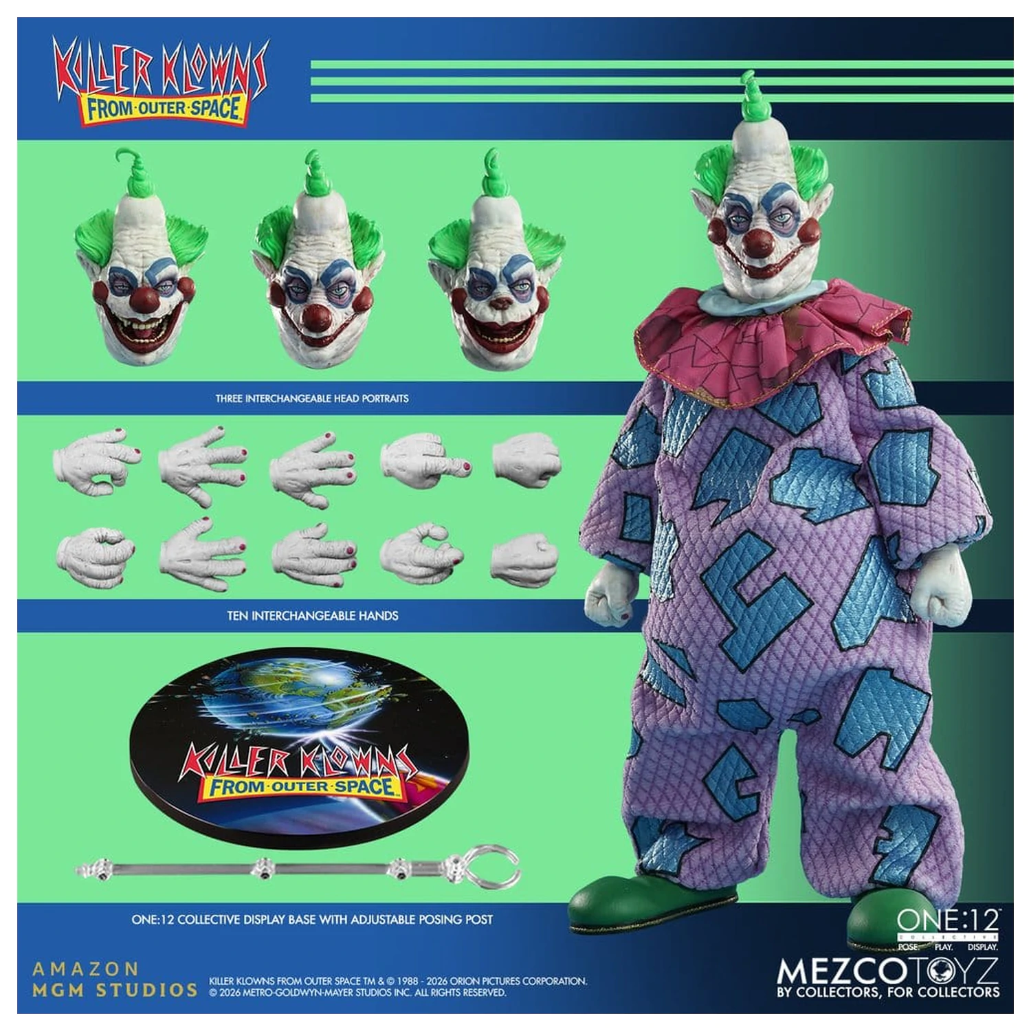 Killer Klowns From Outer Space One:12 Collective Actionfigur 1/12 Jumbo 17 cm Produktfoto