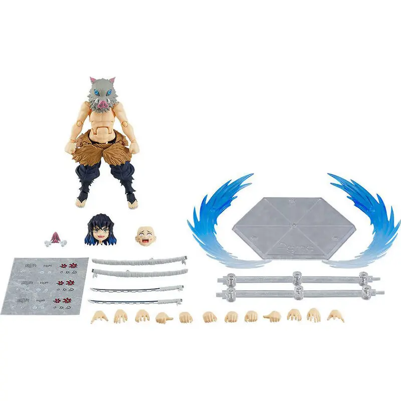 Demon Slayer: Kimetsu no Yaiba Figma Actionfigur Inosuke Hashibira DX Edition 14 cm Produktfoto