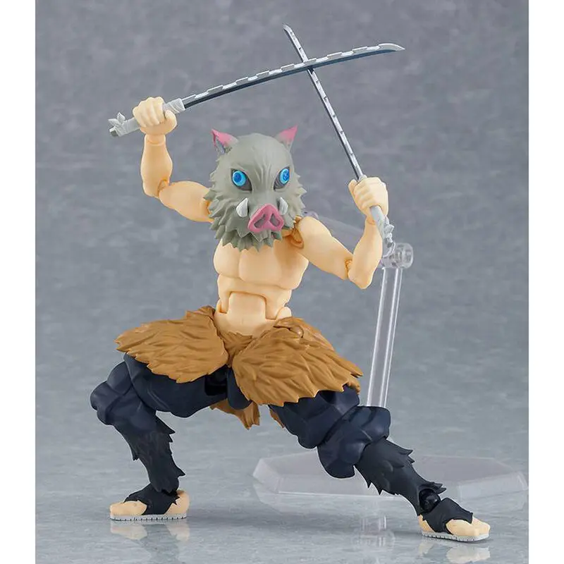 Demon Slayer: Kimetsu no Yaiba Figma Actionfigur Inosuke Hashibira DX Edition 14 cm Produktfoto