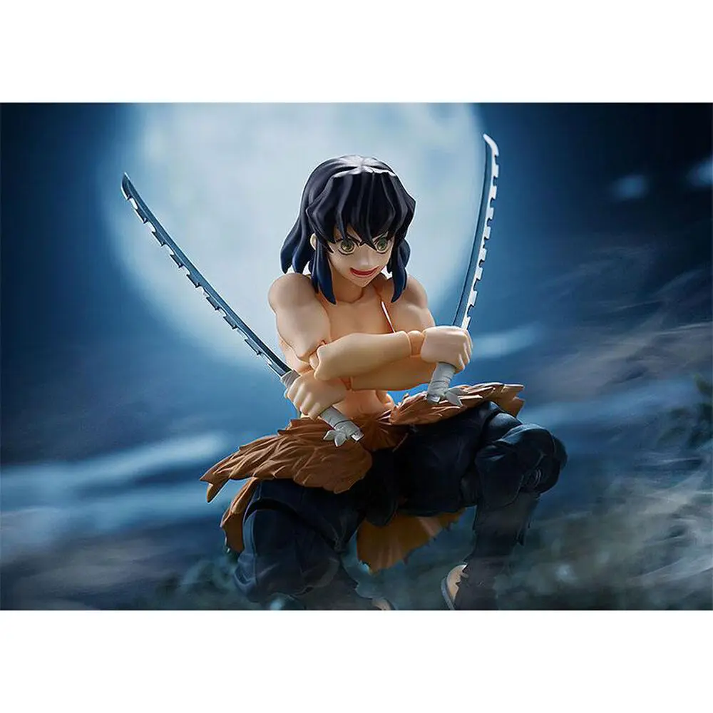Demon Slayer: Kimetsu no Yaiba Figma Action Figur Inosuke Hashibira 14 cm Produktfoto