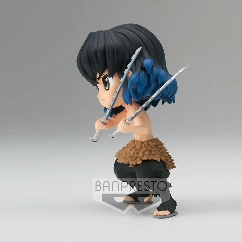 Demon Slayer Kimetsu no Yaiba Q Posket Mini Figur Inosuke Hashibira II Ver. A 13 cm Produktfoto