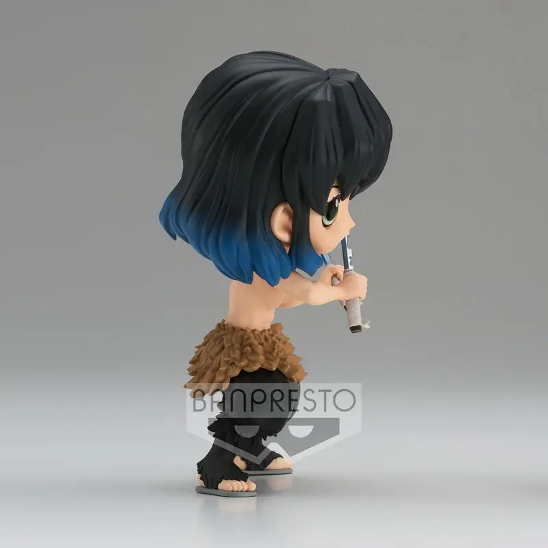 Demon Slayer Kimetsu no Yaiba Q Posket Mini Figur Inosuke Hashibira II Ver. A 13 cm Produktfoto