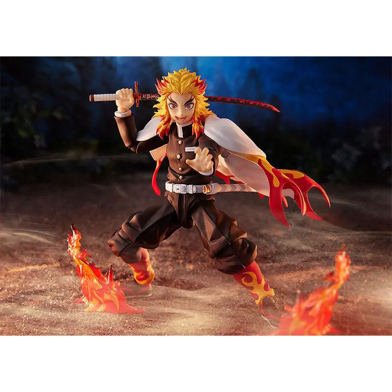 Demon Slayer: Kimetsu no Yaiba Figma Actionfigur Kyojuro Rengoku 15 cm (re-run) termékfotó