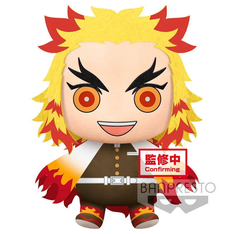 Demon Slayer Kimetsu No Yaiba Kyojuro Rengoku Plüschfigur 32cm termékfotó