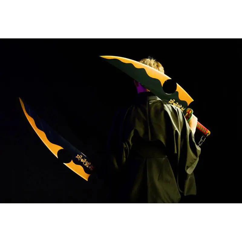 Demon Slayer: Kimetsu no Yaiba Proplica Repliken 1/1 Plastik Nichirin Schwerter (Tengen Uzui) 110 cm termékfotó