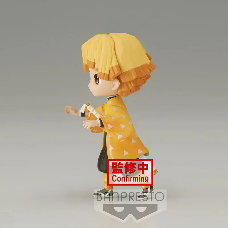 Demon Slayer Kimetsu No Yaiba Zenitsu Agatsuma Q posket petit Figur 7cm termékfotó