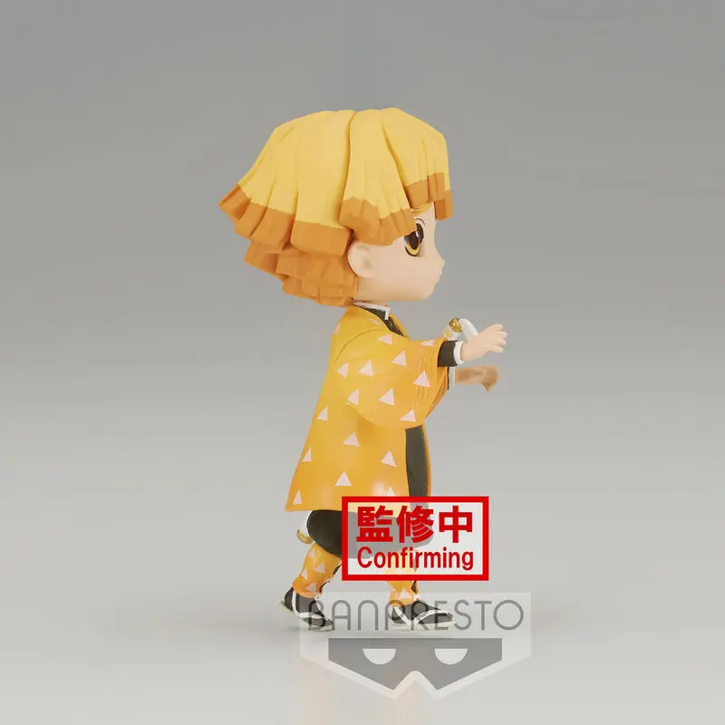 Demon Slayer Kimetsu No Yaiba Zenitsu Agatsuma Q posket petit Figur 7cm termékfotó