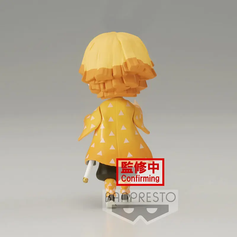 Demon Slayer Kimetsu No Yaiba Zenitsu Agatsuma Q posket petit Figur 7cm termékfotó