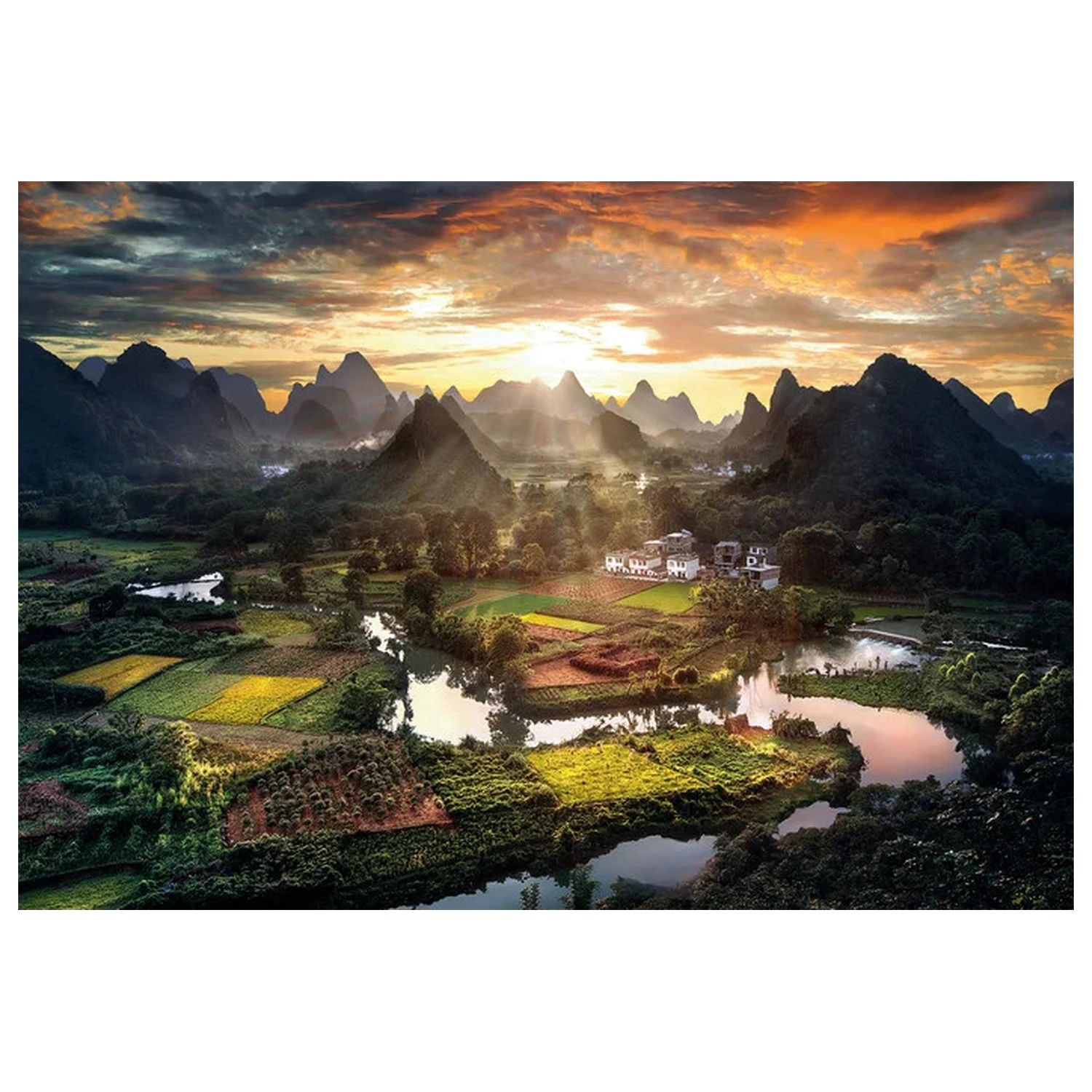 China View 2000-Teile-Puzzle Produktfoto