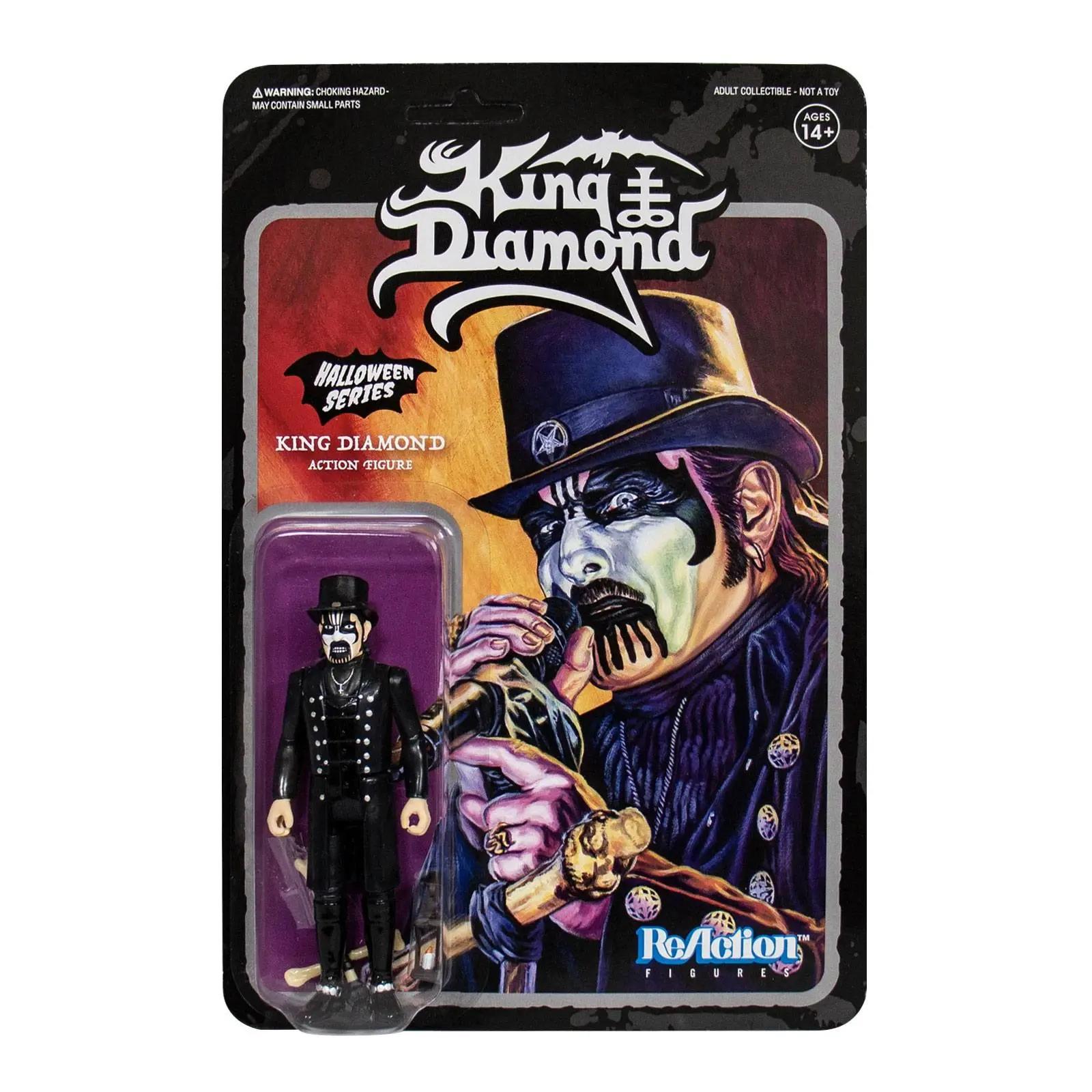 King Diamond ReAction Actionfigur Top Hat 10 cm Produktfoto
