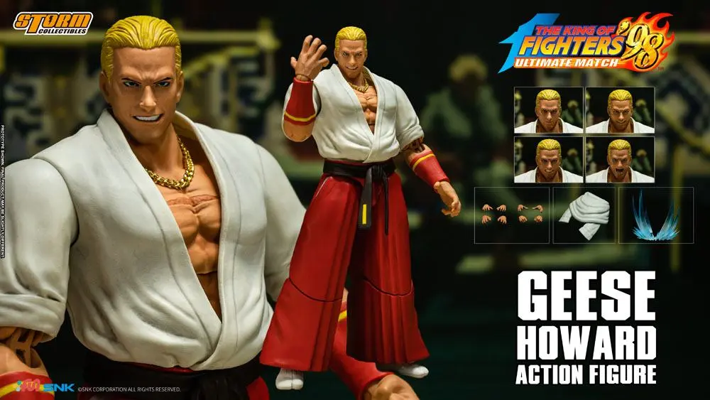 King of Fighters '98: Ultimate Match Actionfigur 1/12 Geese Howard 18 cm Produktfoto